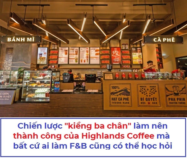 Chiến lược “kiềng ba chân” làm nên thành công của Highlands Coffee, bất cứ ai làm F&B cũng có thể học hỏi
